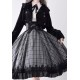 Faeries Daffodil Grey and Green Check Skirt(Reservation/2 Colours/Full Payment Without Shipping)